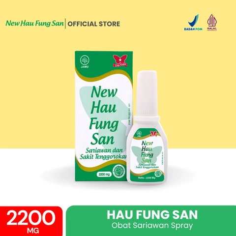 Hau Fung San Spray 2200mg - Obat Sariawan & Tenggorokan