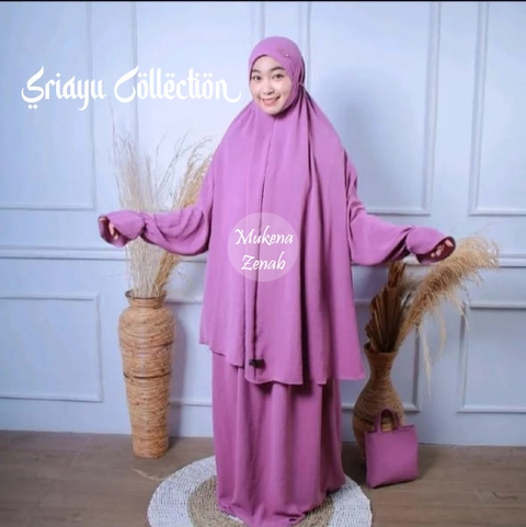 SRIAYU COLLECTION - Mukena ZENAB Menutup Dagu