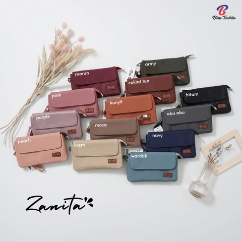 Fashopid - BIRU TSABITA ZANITA POUCH WANITA