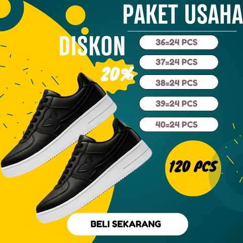 Koekita - Paket Usaha Sepatu Kets Sneakers Wanita & Pria New BYS-05