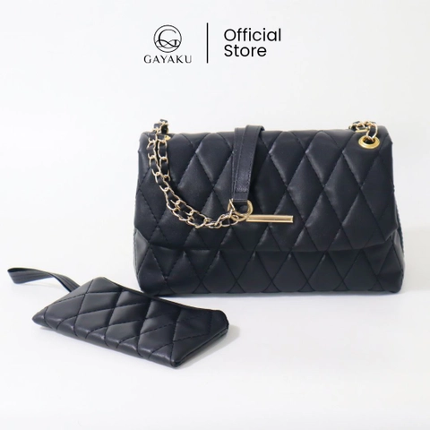 Moonzaya - TAS MAMA GIGI BY GAYAKU TAS SELEMPANG WANITA FREE DOMPET