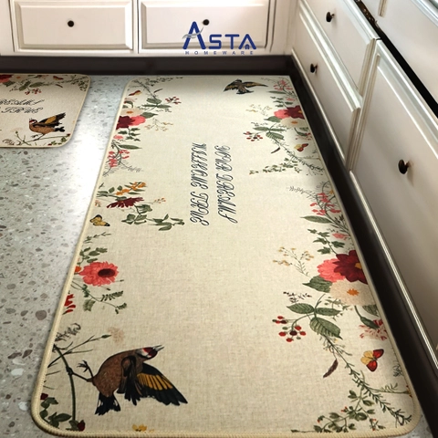 Asta Homeware Official - Asta Keset Lantai Anti Slip Polyester Rubber 118x43