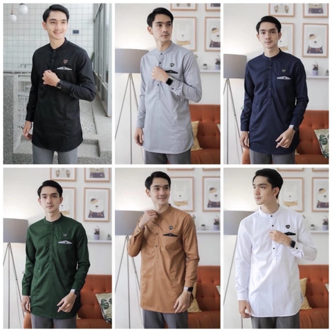 [PO} qayd - BELI 1 GRATIS 1 Koko Kurta Lengan panjang