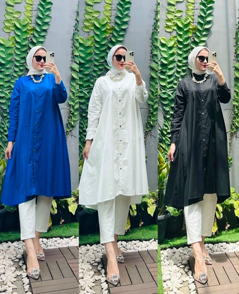 Khisna collection - Tunik lyodra perempuan busui best seller 2024