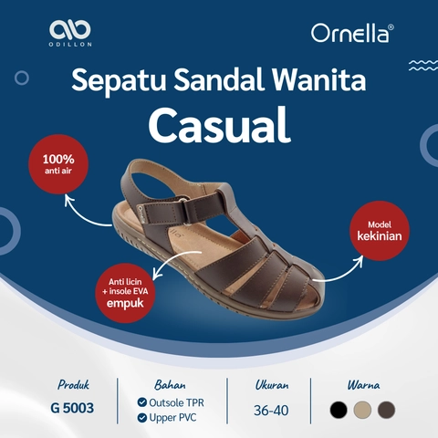 Odillon - Ornella - G 5003 / Sepatu Sandal Wanita Casual