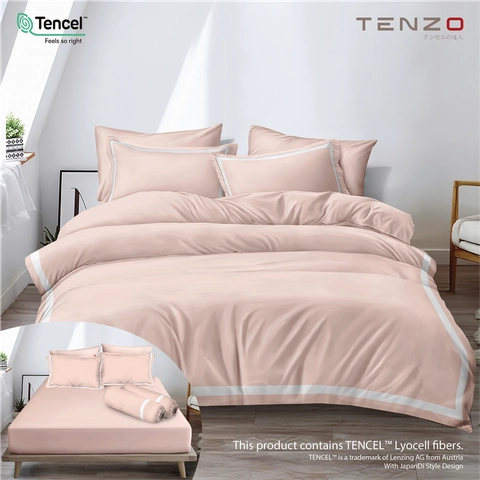 LADY ROSE OFFICIAL - Tenzo - Bed Cover Tencel Set Coral