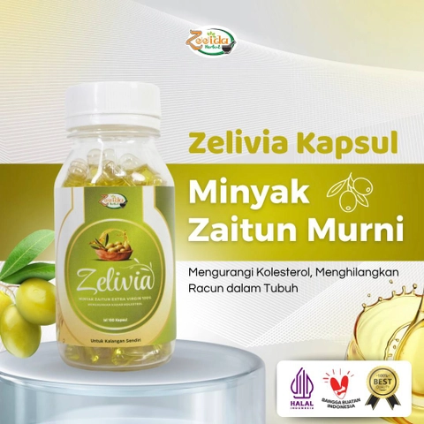 Kapsul Minyak Zaitun Murni Extra Virgin Olive Oil Organic Premium Murni Asli 100 persen
