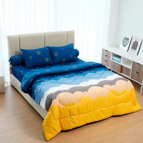 Kintakun Sprei Dluxe Microtex Azura