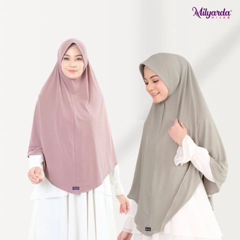 Milyarda Hijab - Bergo Shanum Jilbab Instan Syari Kerudung Jersey Stella Umroh