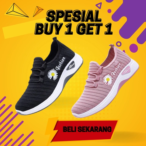 Koekita - Buy 1 Get 1 Sepatu Kets Sneakers Wanita Fashion IMP-01