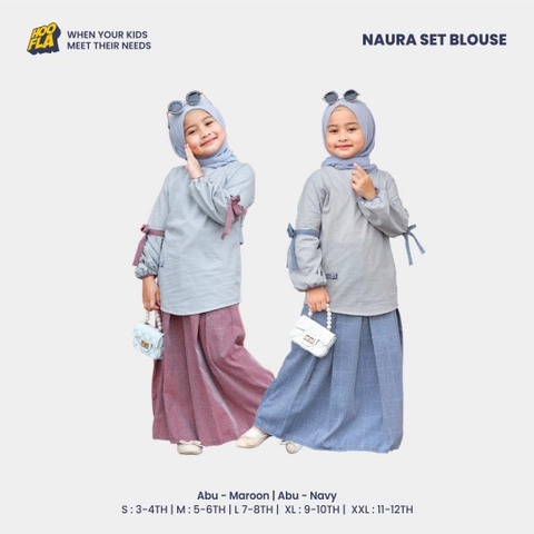 Hoofla - Pakaian Anak Muslim Naura Set Blouse