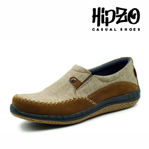 Hipzo - Sepatu Pantofel Pria Casual Hipzo M038 Original Pria Terbaru Original Sip On Shoes