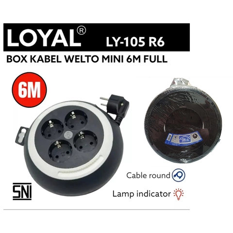 UTAMAMEGA - Kabel Rol Mini Loyal LY105R6 Full 6 meter