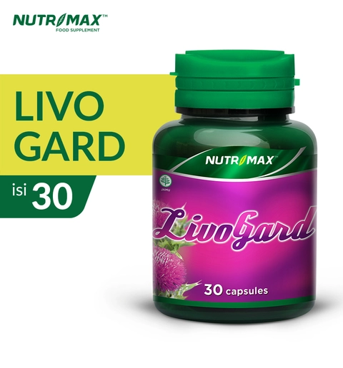 Nutrimax Livogard 30 Kapsul (Liver Care) Detox Fungsi Hati Liver SGOT SGPT Antioksidan Glutation