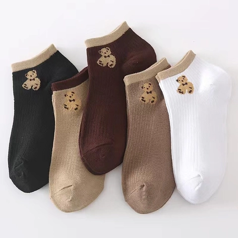 Beatdrop - kaos kaki Wanita Brown Remaja Dewasa