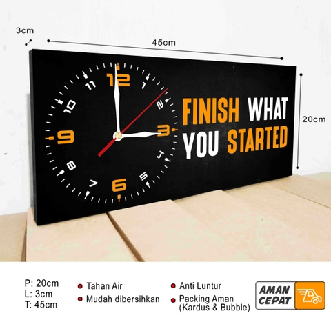Ugiarts - Jam Dinding Finish What Your Started-JAM-16