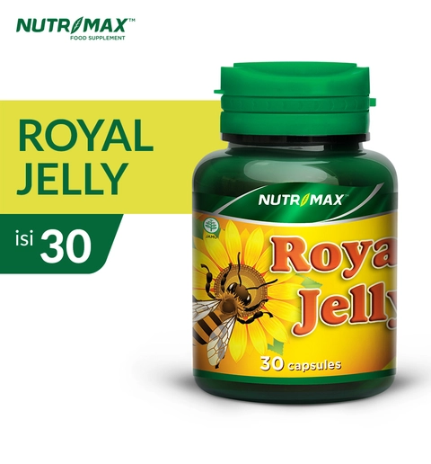 Nutrimax Royal Jelly Isi 30 Naturecaps Suplemen Untuk Menjaga Kesehatan