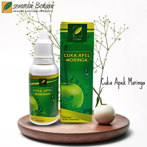 SERAMBI BOTANI - Obat Diabetes Cuka Apel Ekstrak Daun Kelor (Cuka Apel Moringa)