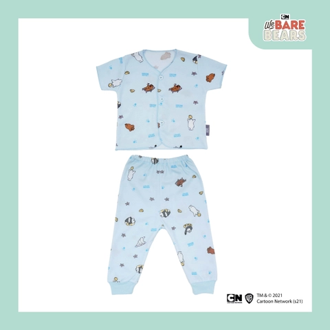 FLUFFY - FLUFFY Eksklusif Setelan Pendek Celana Panjang (Isi 1Pasang) WSU NEWBORN
