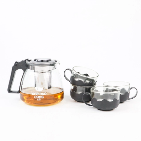 RUMAH RAYA - Set Teko Pitcher 950ml with 4 Gelas - EM01