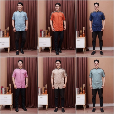Juragan Kurta - Baju koko pria dewasa lengan pendek terbaru 2024 bagus banget motif agung
