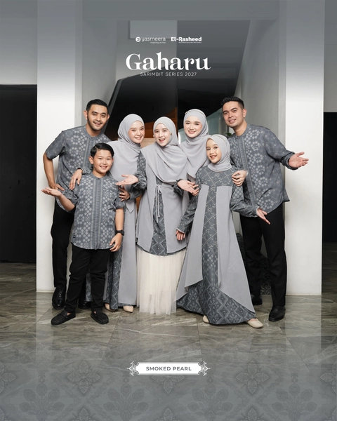 Yasmeera Official - SARIMBIT 2027 GAHARU SERIES WARNA SMOKED PEARL