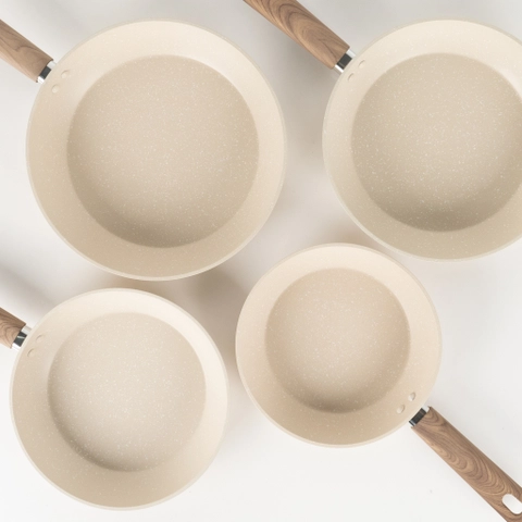 Alcante - Calypso Frypan Wajan Penggorengan 26cm Induksi Cream Granite