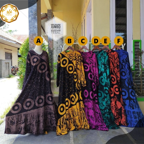 Rambe Batik Indonesia - Gamis Malaman Donat Premium