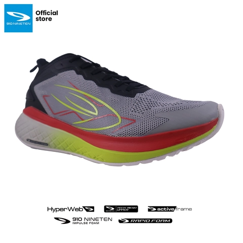 910 Nineten - GEIST EKIDEN GLIDE HITAM/ABU-MD/MERAH/LIME