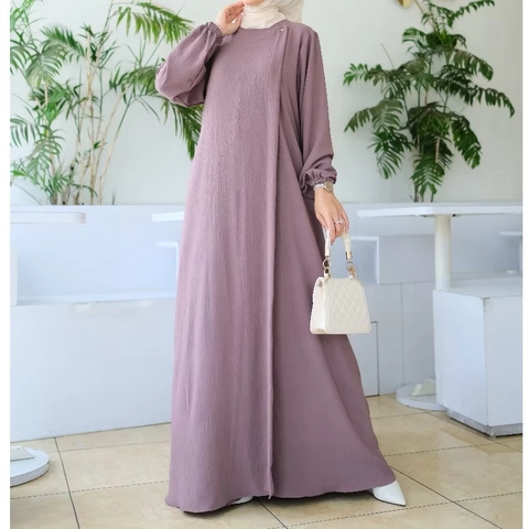 MEQA DAILY - MEGA DAILY - Gamis Maryam Dress Simple Lebaran Kekinian