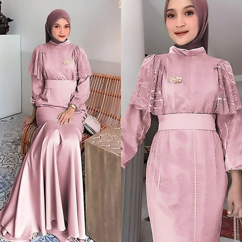 astro - maxi dres wanita brokat celijca realpict