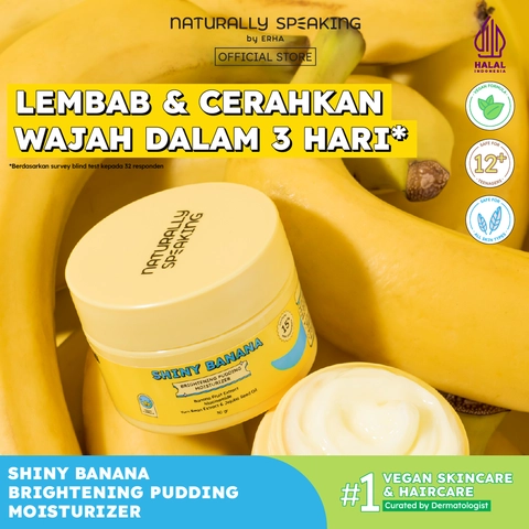 Naturally Speaking By Erha - Shiny Banana Brightening Pudding Moisturizer