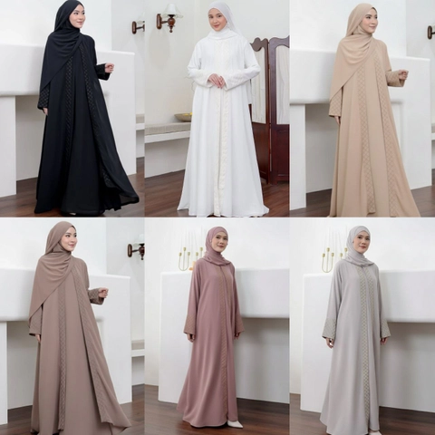 Khisna collection - New series raya abaya guzhel no hijab