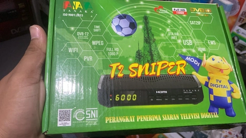 Rizki Electronics - STB TANAKA Set Top Box Type T2 Sniper