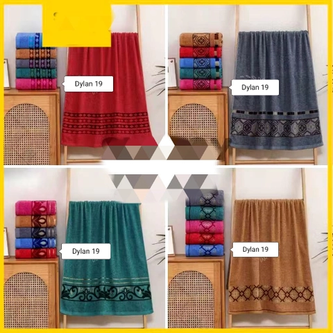 Dylan 19 [TA] - Handuk mandi dewasa katun 70x140cm Random