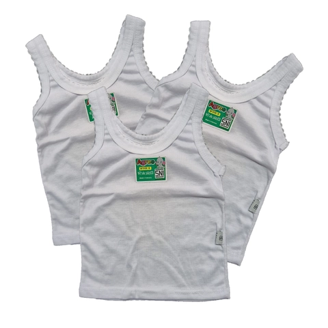 Kusumawardani - Agree Kids SF 019 Kaos Kutang Singlet Anak Bayi Cewek Cowok Bahan Katun Serap Keringat SNI