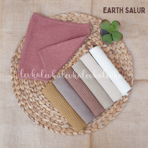 Leika - PAKET CIPUT RAJUT ISI 7PCS DENGAN POUCH MIKA PREMIUM INNER BANDANA KUPLUK BISA CAMPUR