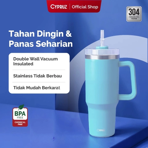 Cypruz Botol Minum Stainless Tahan Panas Dan Dingin 1200ml - Flow Pop Go Bottle Series BS-0316