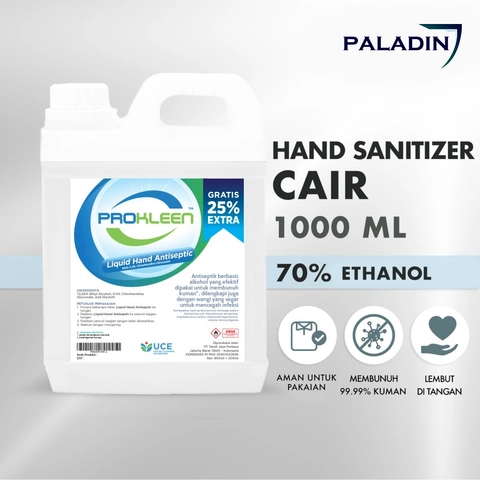 Hand Sanitizer Non Food Grade PROKLEEN 1L
