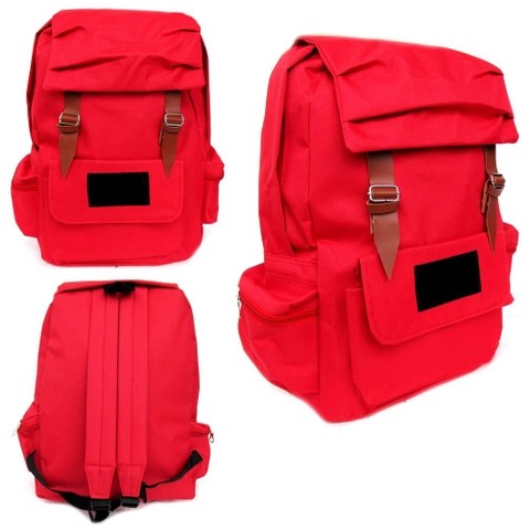 Lanc Fashion - Tas Jeans Ransel Retro 2Clip Canvas Fashion Adventure