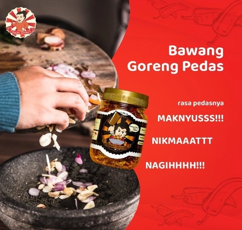 Sambel Mertua Bawang Goreng Pedas