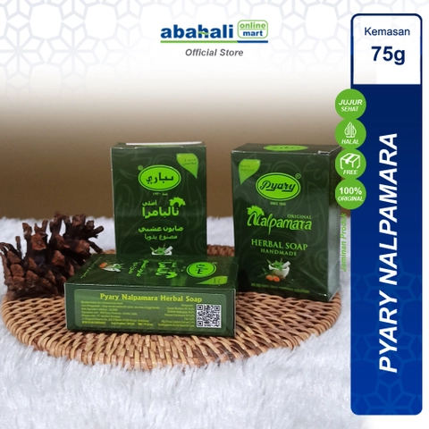 Abahali Mart - Sabun Herbal Pyary Nalpamara untuk Mencerahkan dan Menenangkan Kulit