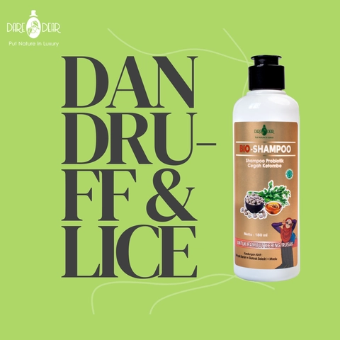 Dare and Dear - Dare & Dear Shampoo Probiotik Bebas SLS Cegah Ketombe dan mencegah Rambut Rontok
