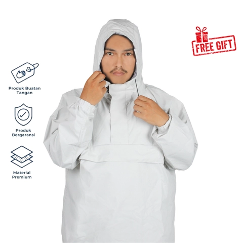Catenzo Official - Capilari - Jas Hujan Kantung Kangguru Raincoat Anti Rembes Pria XWR 100