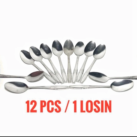 ( Buy 2 Get 1) Toko Mawar - Sendok Makan Stainless