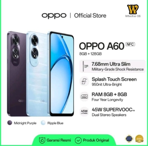Whiefaa OS - OPPO A60 8GB / 128GB