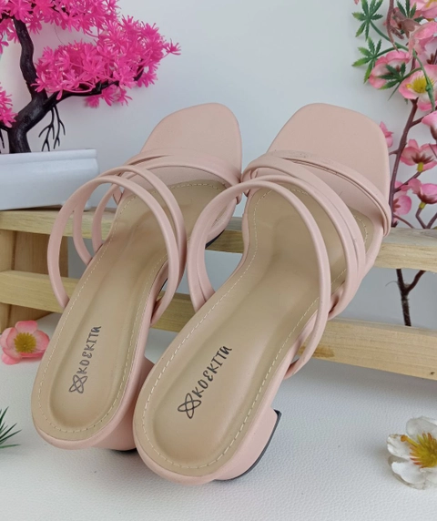 Koekita - Sandal Selop Hels Wanita 5 cm Keyla-01 Salem