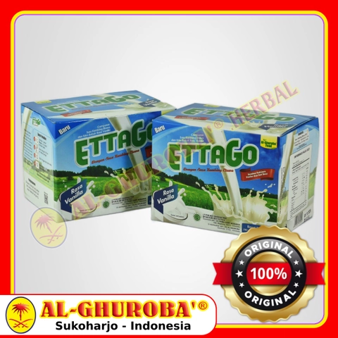 Al-Ghuroba Herbal - Susu Kambing Etawa EttaGo Al-Ghuroba Rasa Vanila Cokelat Original