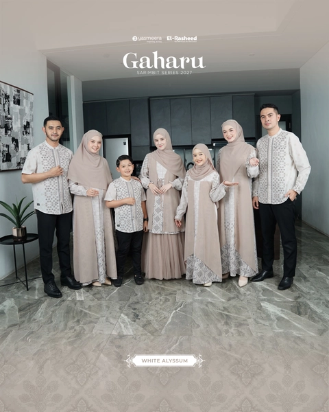 Yasmeera Official - SARIMBIT 2027 GAHARU SERIES WARNA WHITE ALYSSUM