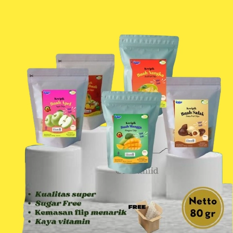 Pusat Oleh Oleh Malang - Keripik Buah Malang Kualitas Super 80gram